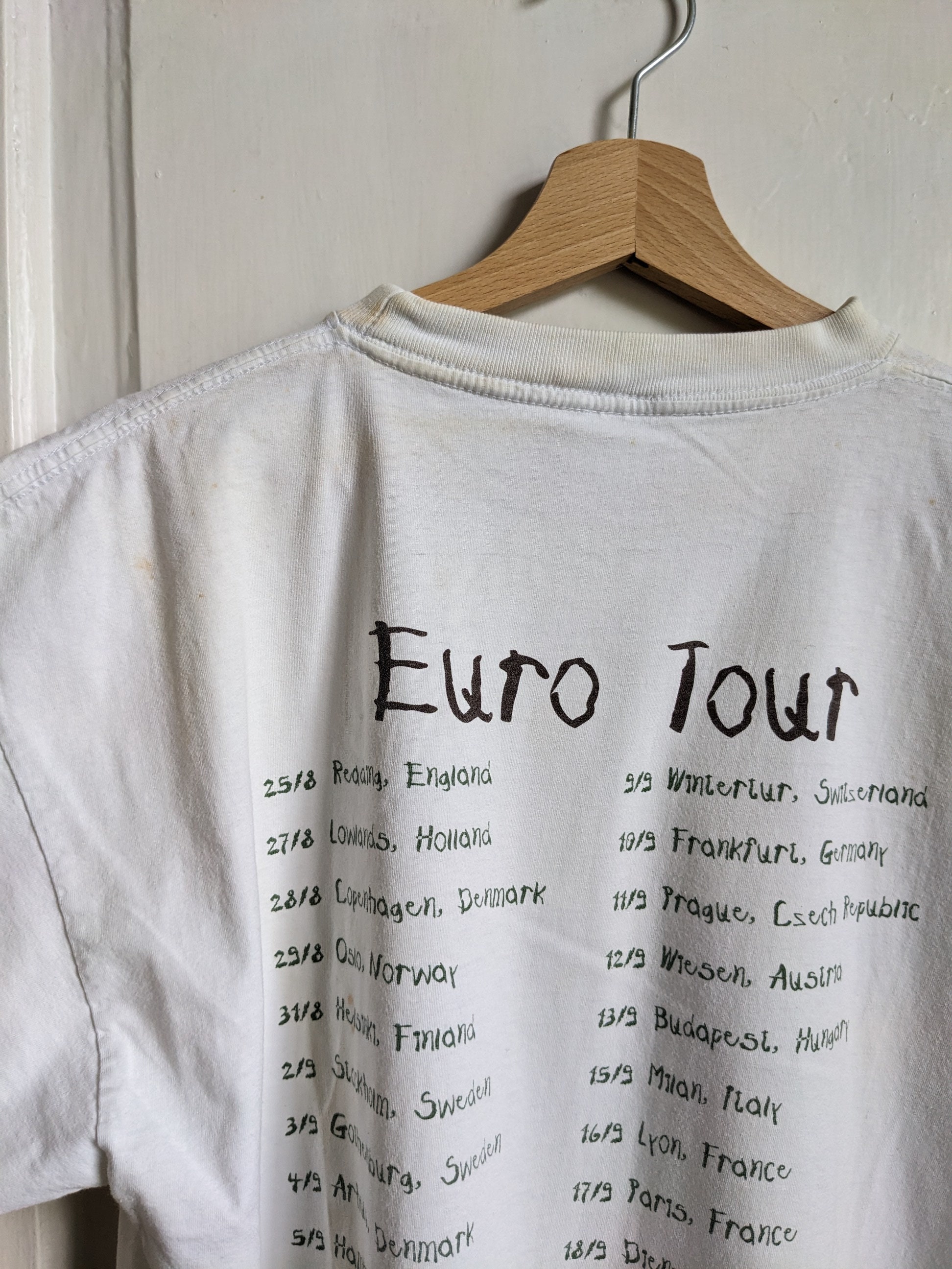 Vintage Green Day Merch T-shirt 1995 - Etsy