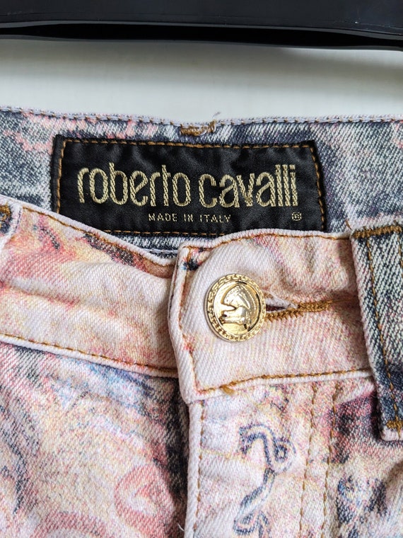 Vintage Roberto Cavalli Jeans Renaissance Print 1994 Y2k - Etsy Israel