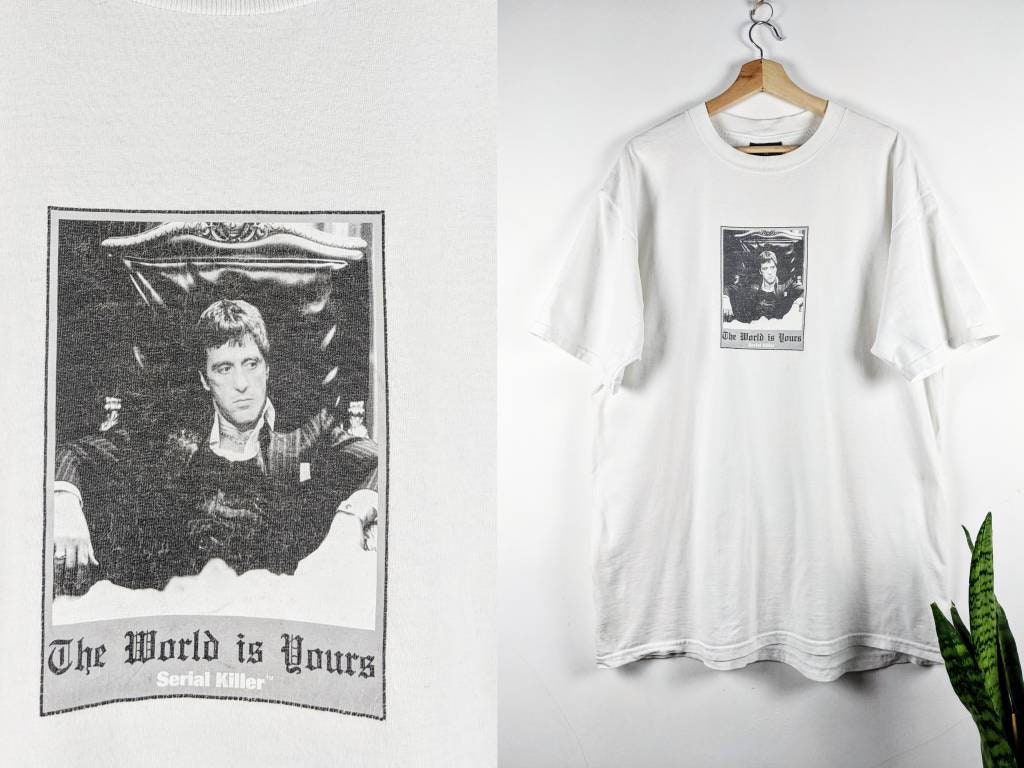 Vintage Scarface T-shirt Serial Killer Made in USA 90s - Etsy