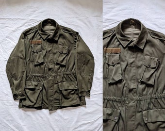 Vintage Italian Army Field Jacket Khaki
