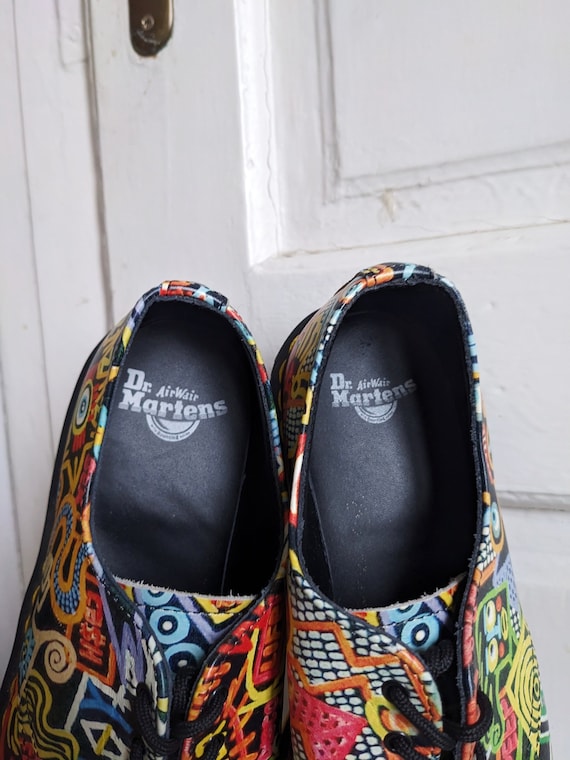 Dr. Martens X Mark Wigan 1461 Multicolor Art Shoes Oxford