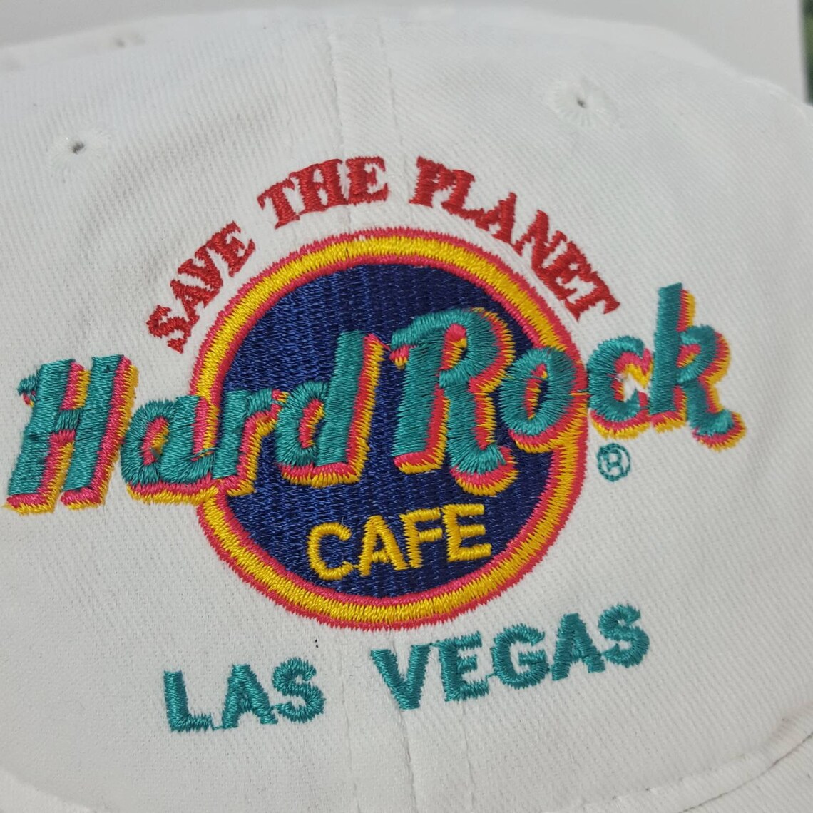 Vintage Hard Rock Cafe Hat Snapback Las Vegas 1980s Made in Etsy