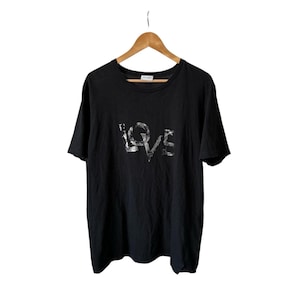 Saint Laurent Paris T-shirt Love YSL - Etsy