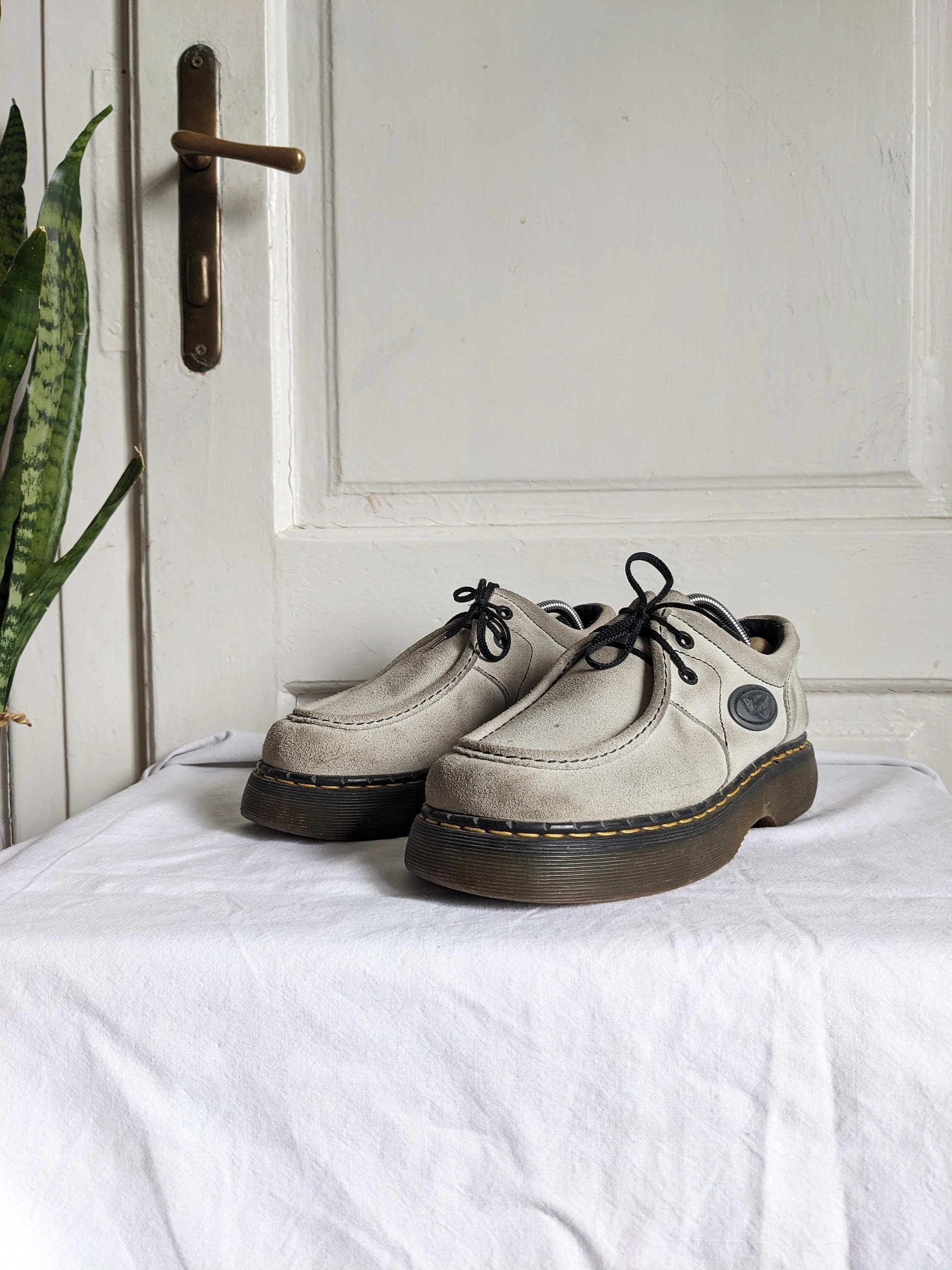 Vintage Dr. Martens 8349 Chunky Suede Shoes England - Etsy Vintage Dr. Martens 8349 Chunky Suede Shoes England - Etsy