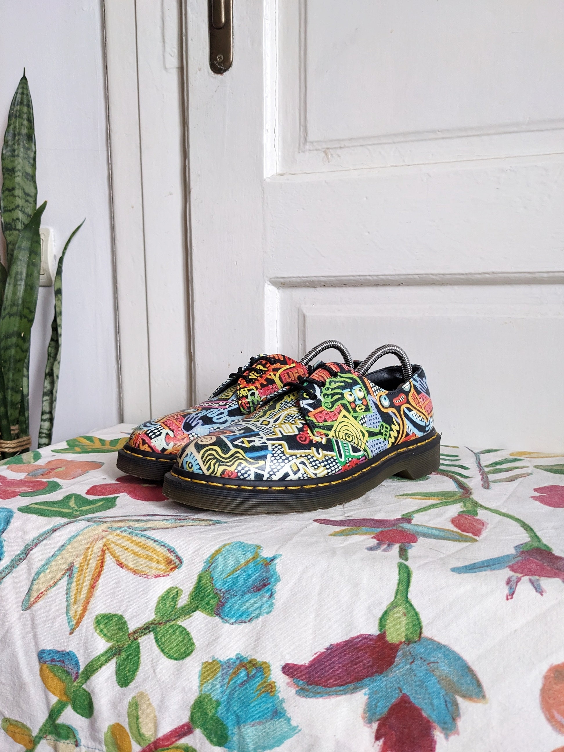 Dr. Martens X Mark Wigan 1461 Multicolor Art Shoes Oxford Dr. Martens X Mark Wigan 1461 Multicolor Art Shoes Oxford