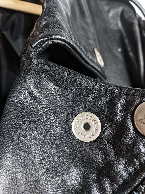 Dainese Women Leather Motorcycle Jacket Black Ita… - image 7