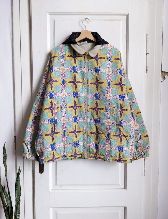 ヴィンテージ オックスボウ ジャケット フランス 抽象模様 - Etsy 日本