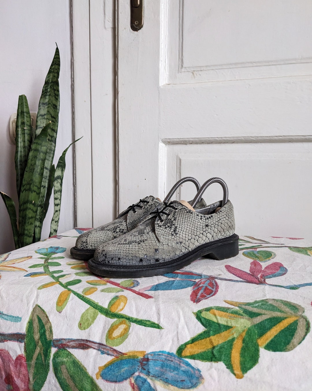 Dr Martens Grey Leather Amazzonia Python England Etsy UK