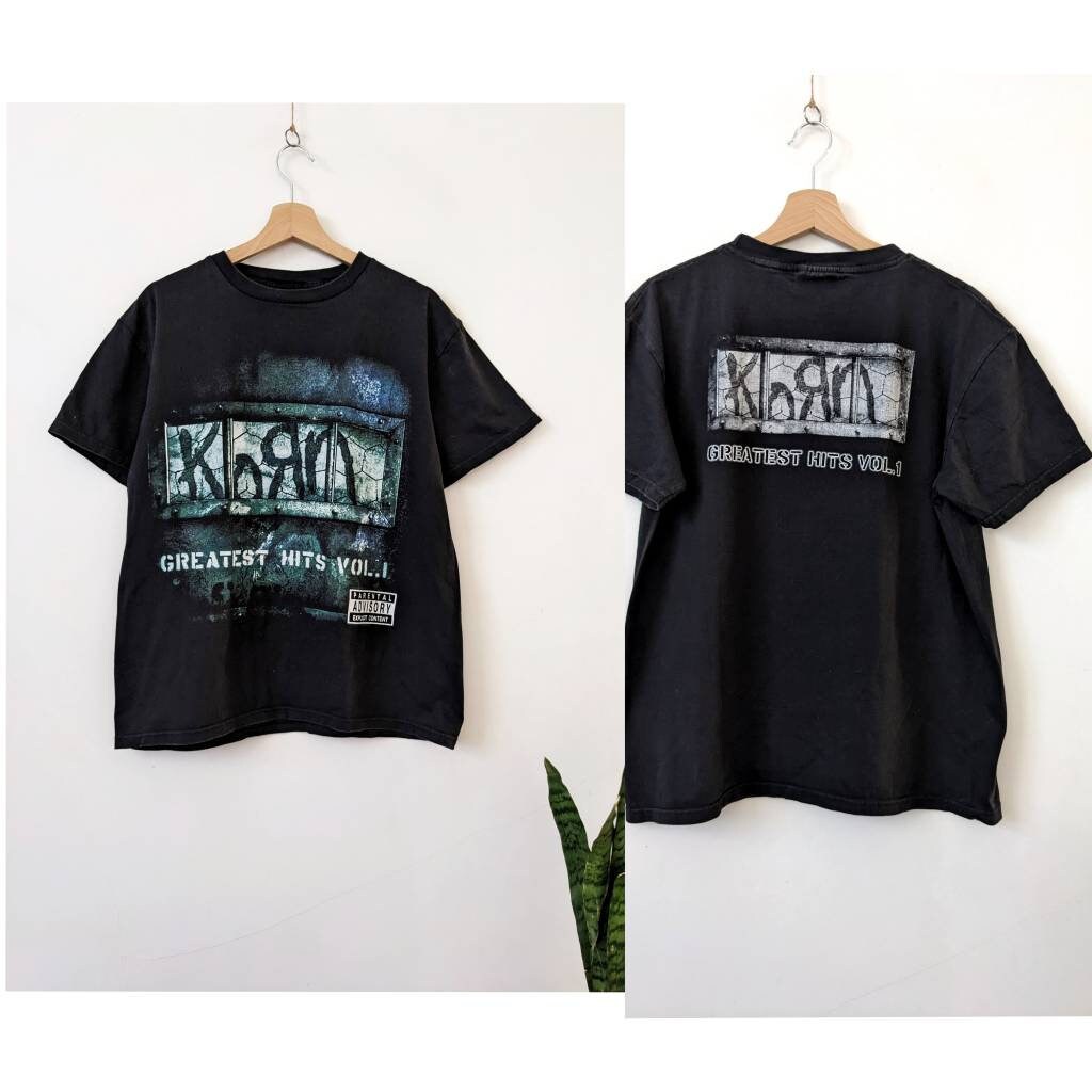 Vintage Korn Merch T-shirt Greatest Hits - Etsy Finland
