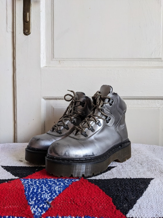Rare Vintage Dr. Martens Chunky Boots Platform Do… - image 1