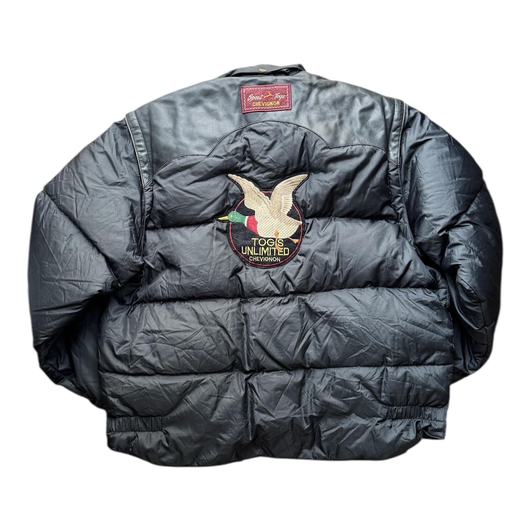 シェビニョン　Chevignon ブルゾン Chevignon 90s Cosmo Quilted Aviator Bomber Jacket Blue Rare | eBay