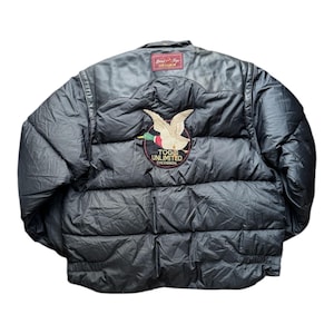 Vintage Chevignon Togs Unlimited Down Jacket | Black Duck Patch | Outdoor Garment | 90s French | Size L