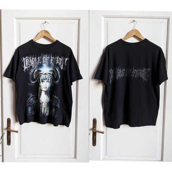 Vintage Cradle of Filth T-shirt Fogs Kiss 90s - Etsy
