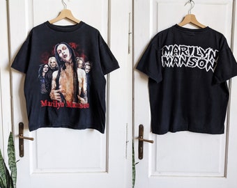 Vintage 90s Marilyn Manson When I'm God Everyone Dies Tshirt