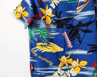 ヴィンテージ アメリカビーチグラフィックアロハシャツ VINTAGE ALOHA SHIRT MUSEUM – “GOLD FISH” - ALOHA SHIRT