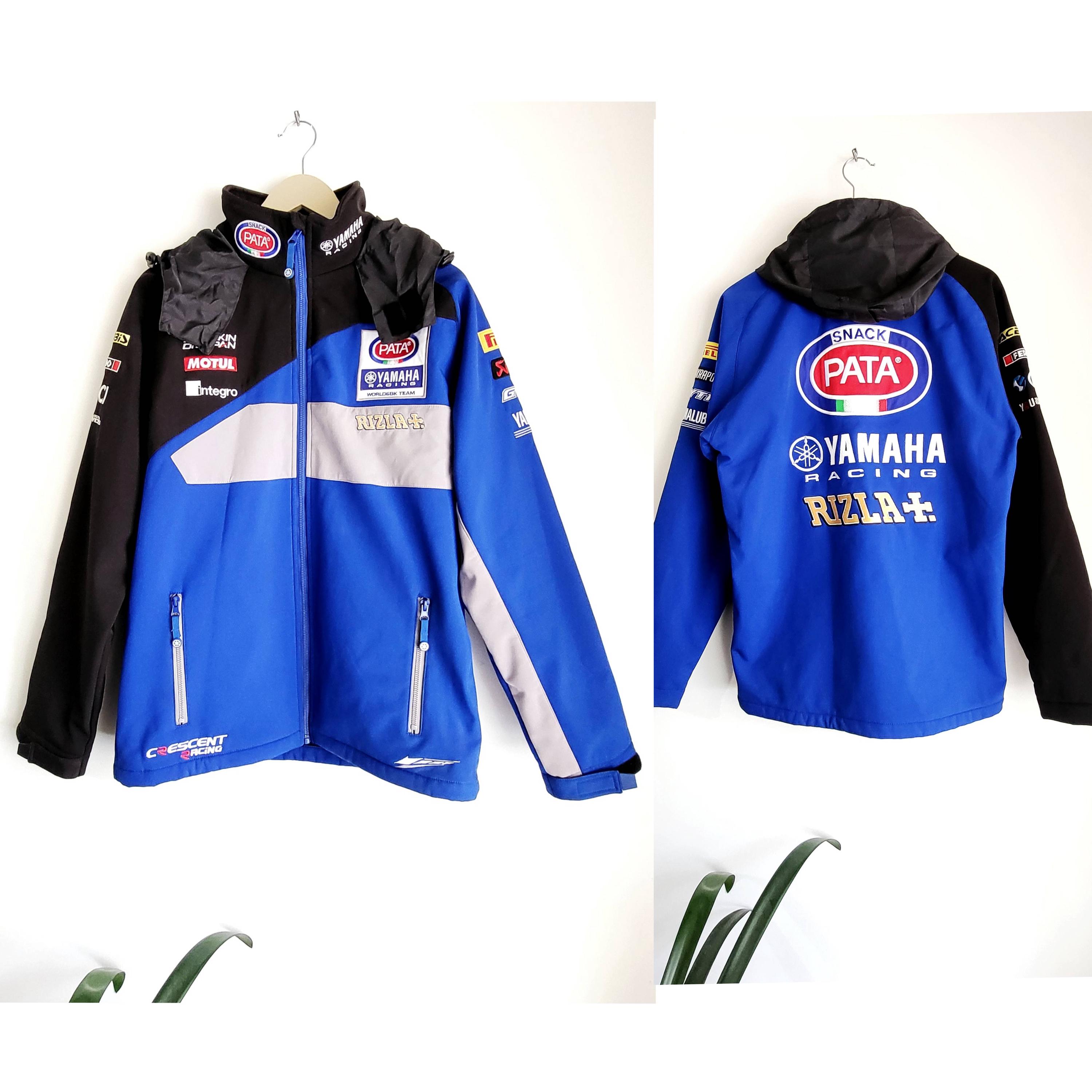 Vintage Yamaha Pata Racing Jacket | Motogp Team Blue Moto Biker