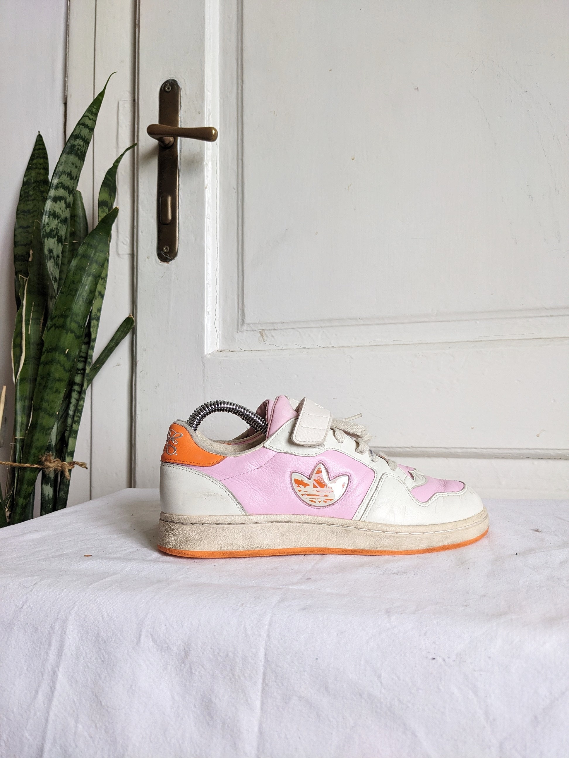 Rare Adidas Missy Elliott Rhythm Low II Women Shoe Pink Orange