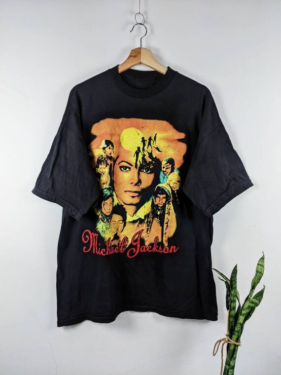 MICHAEL JACKSON in Memory 1958-2009 - Vintage T-shirt - 100