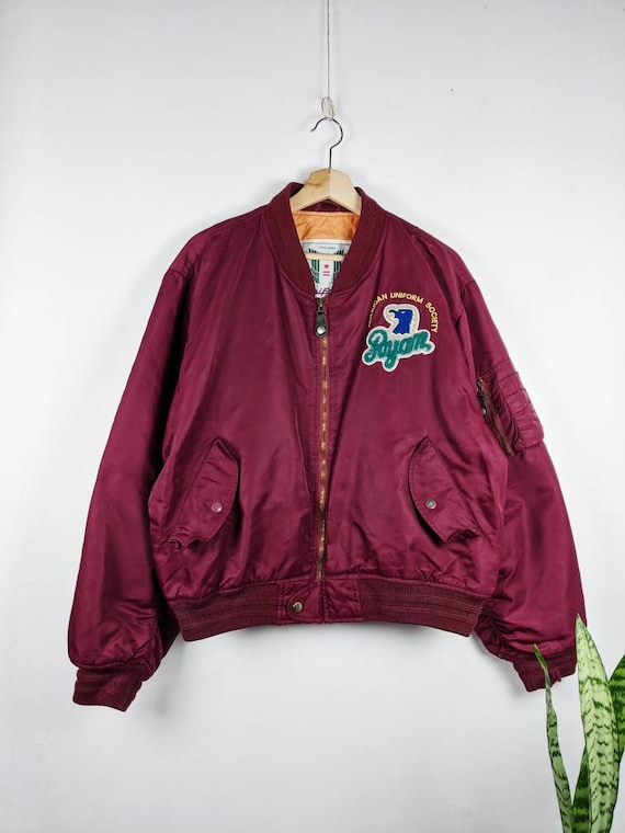 Vintage Uniform Type A -1 USA Nylon Jacket Public… - image 1