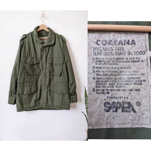 Vintage M65 Field Weather Jacket Army Olive