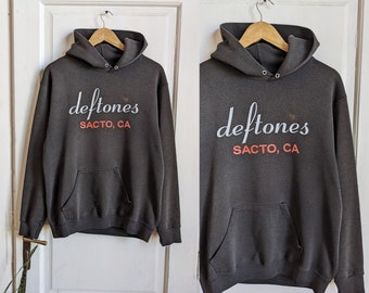 Vintage Deftones Hoodie Merch Sacto Ca 90s