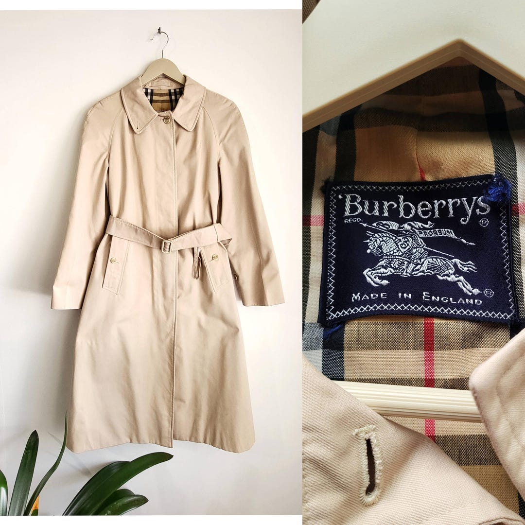 ヴィンテージ　バーバリー　トレンチコート　ベージュ　ノバチェック ヴィンテージ バーバリー トレンチコート ベージュ ノバチェック