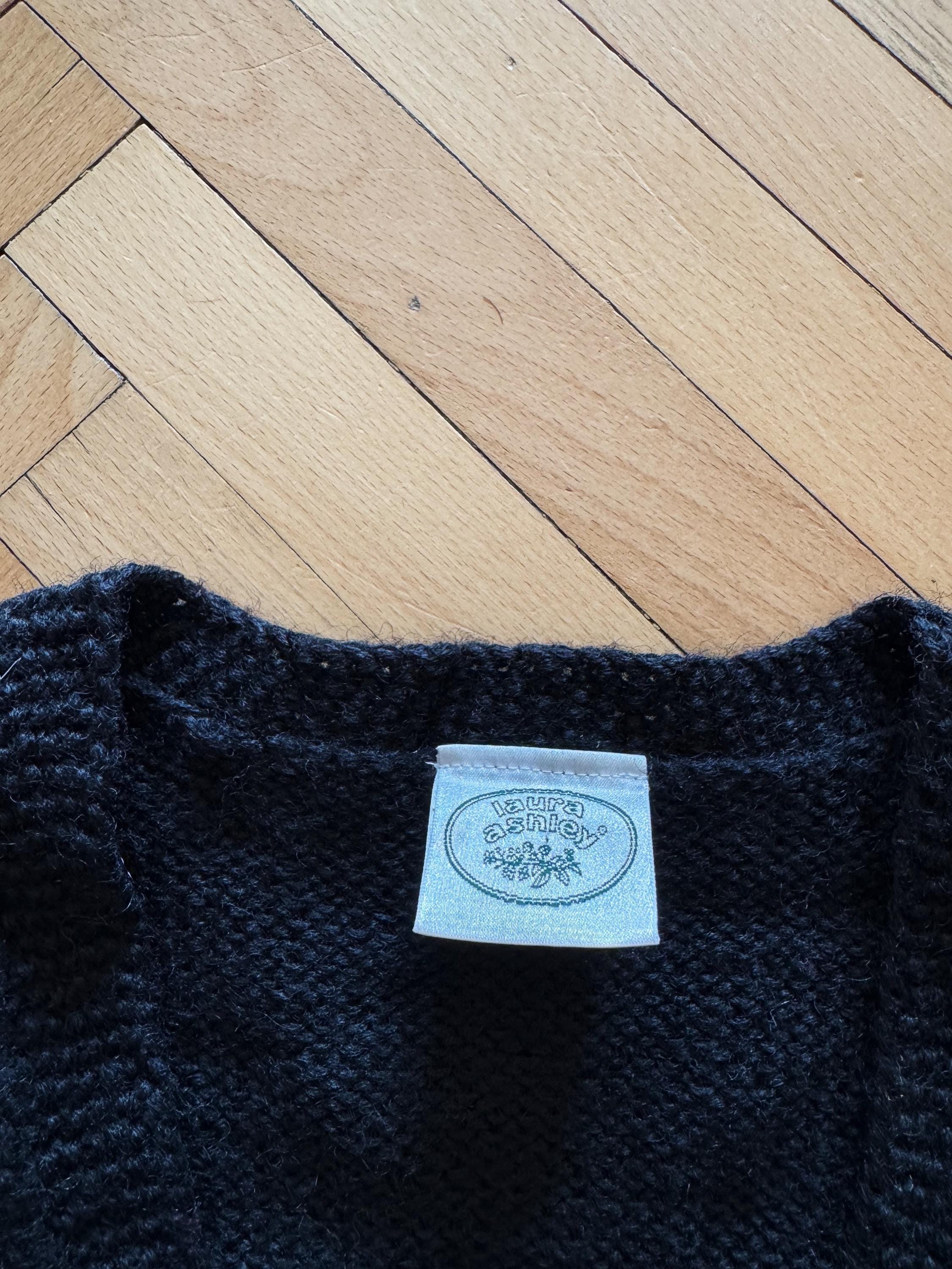 ヴィンテージ ローラ アシュレイ ニット フローラル カーディガン