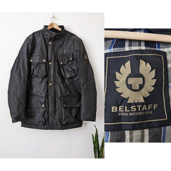 Belstaff Pure Motorcycle Jacket Waxed England - Etsy