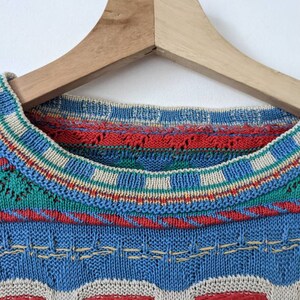 Vintage Women Multicolor Coogi Style Sweater image 5