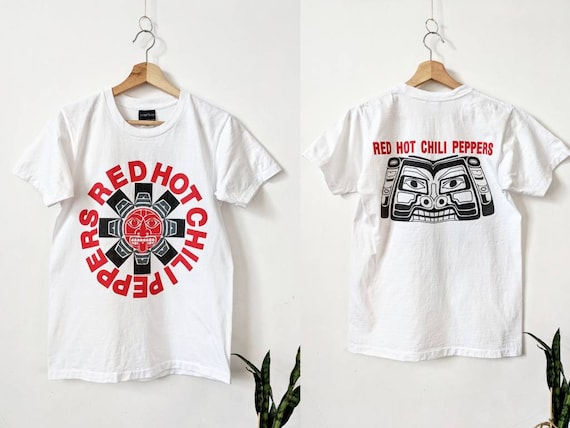 Vintage Red Hot Chili Peppers 1998 Merch T-shirt Double Side