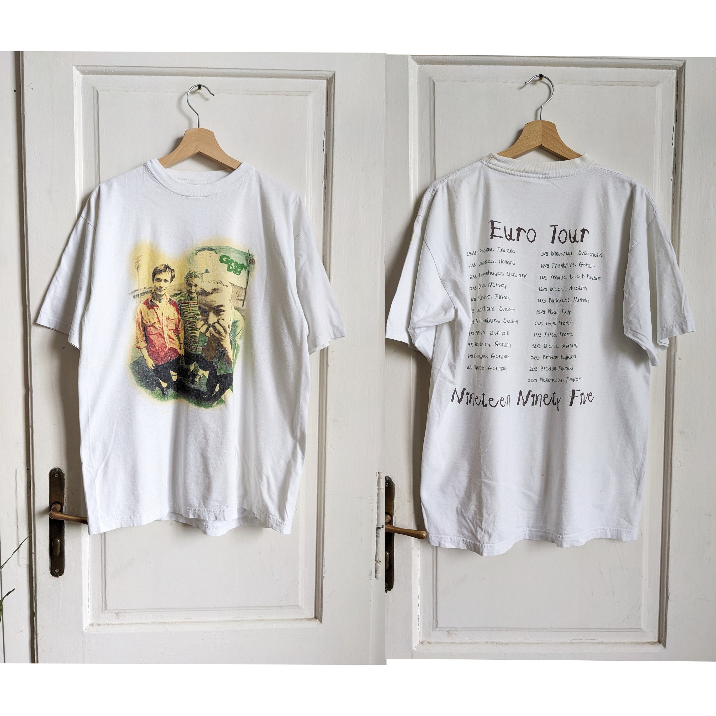 Vintage Green Day Merch T-shirt 1995 - Etsy