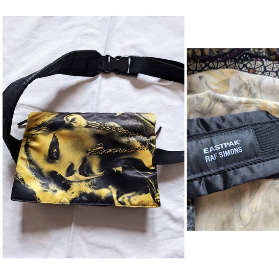 Raf Simons Black and Yellow Eastpak Edition Poster Backpack Raf Simons