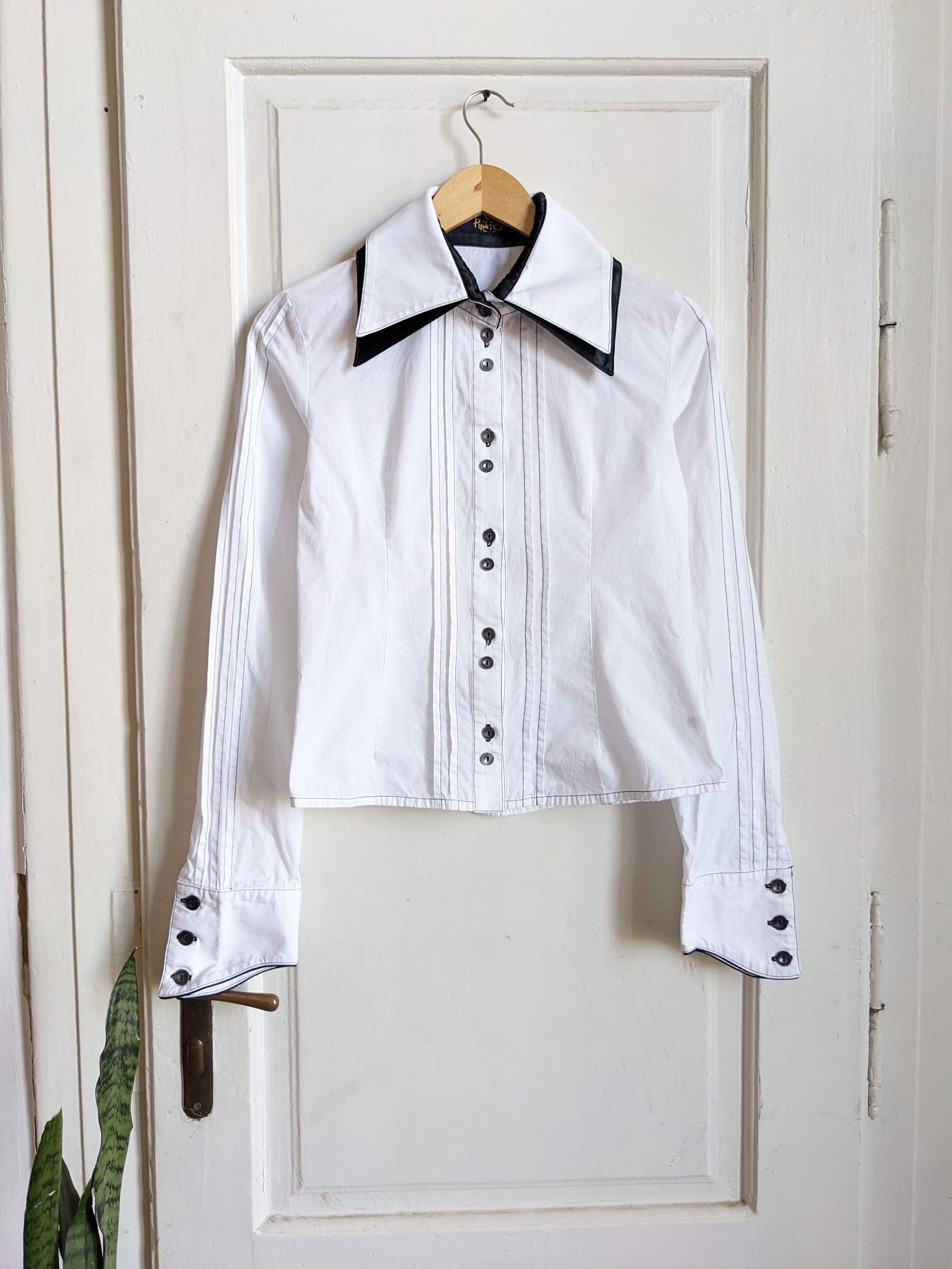 Gothic Lolita White Blouse Womens J Fashion Victorian Shirt Alice