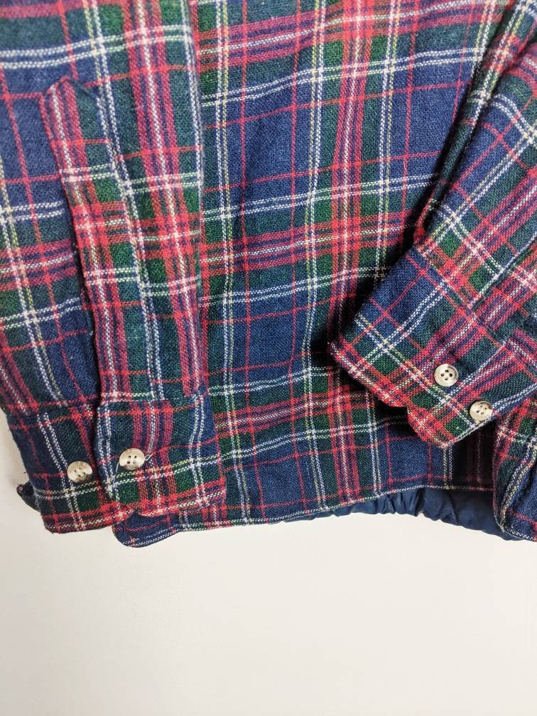 Woodland Overshirt Jacket Wool Flannel Shirt Checked Korea - Etsy