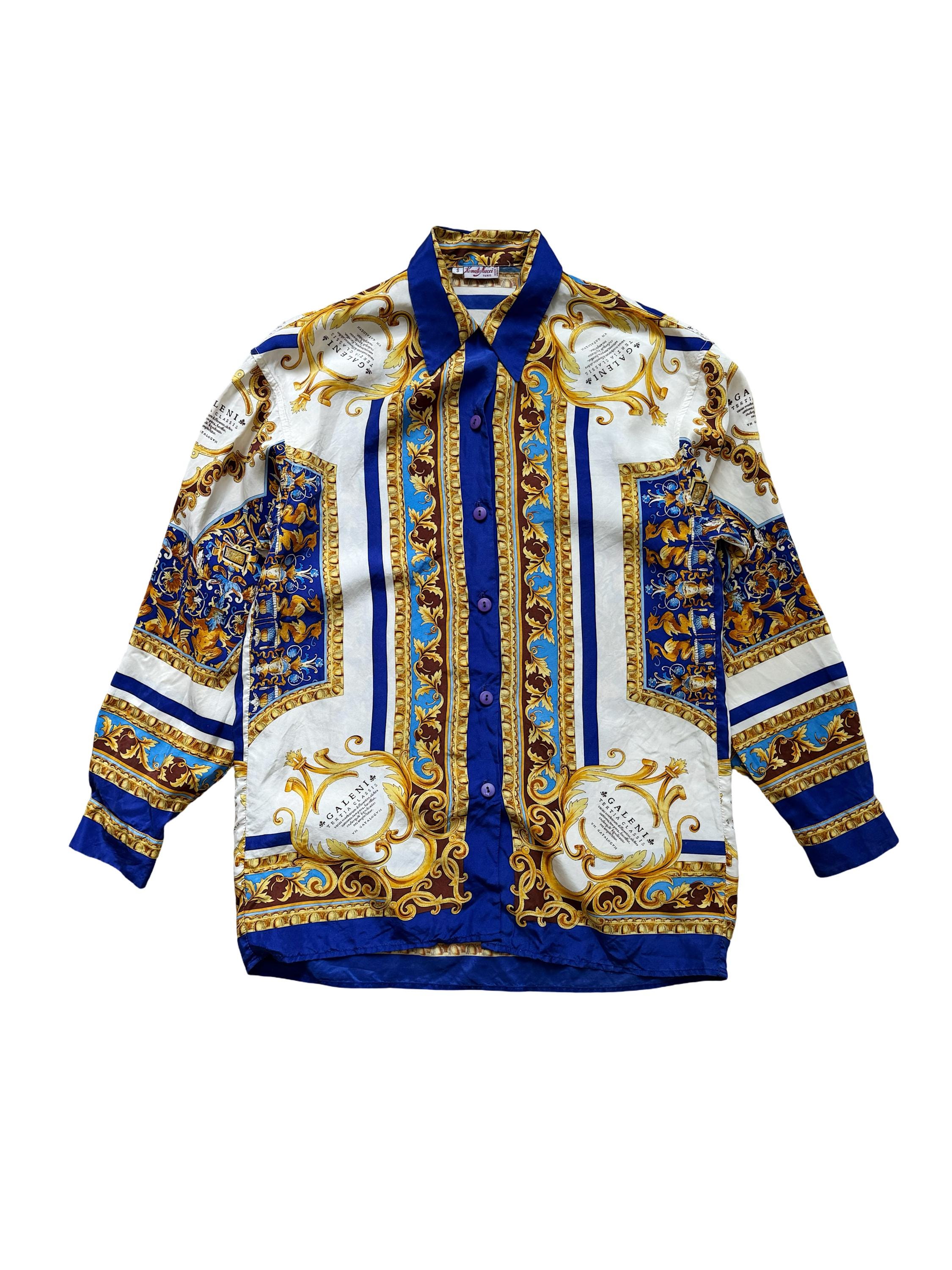 Men Vintage Gianni Versace Silk Shirt - Etsy