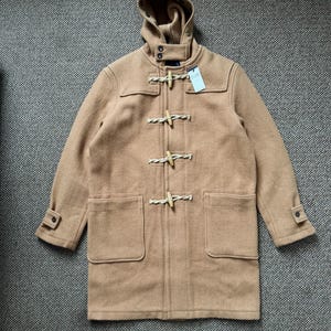 Wool Duffle Coat Men – Toggle Closure Camel Beige | Polo Ralph