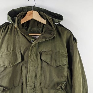 Vintage Military Jacket M65 Cold Weather Field Jacket Man's 7989/9794 ...