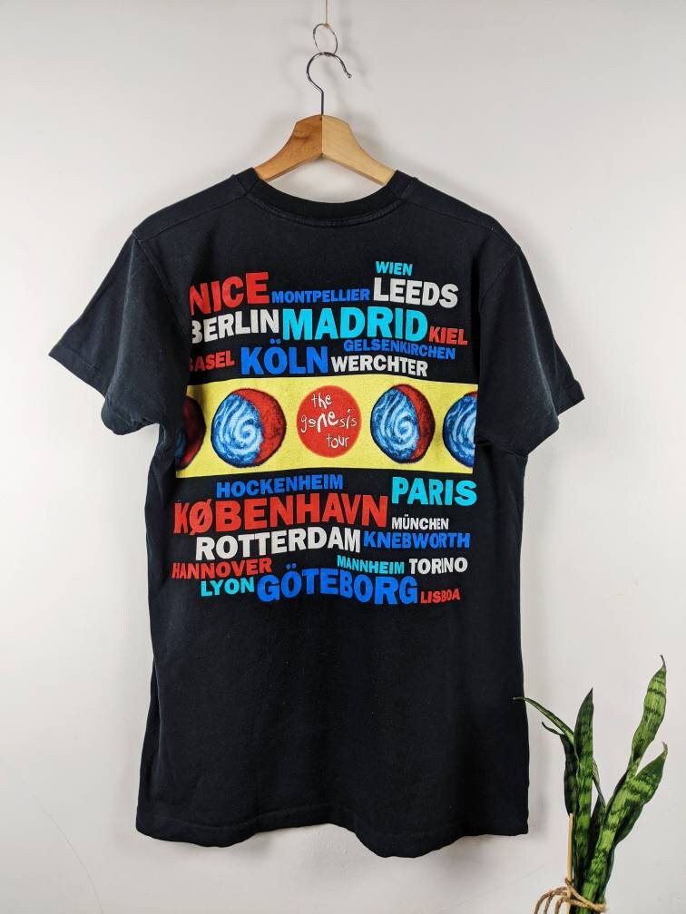 Genesis Tour 92 Tシャツ Vintage Genesis Merch T-shirt 1992 Tour Double Side - Etsy