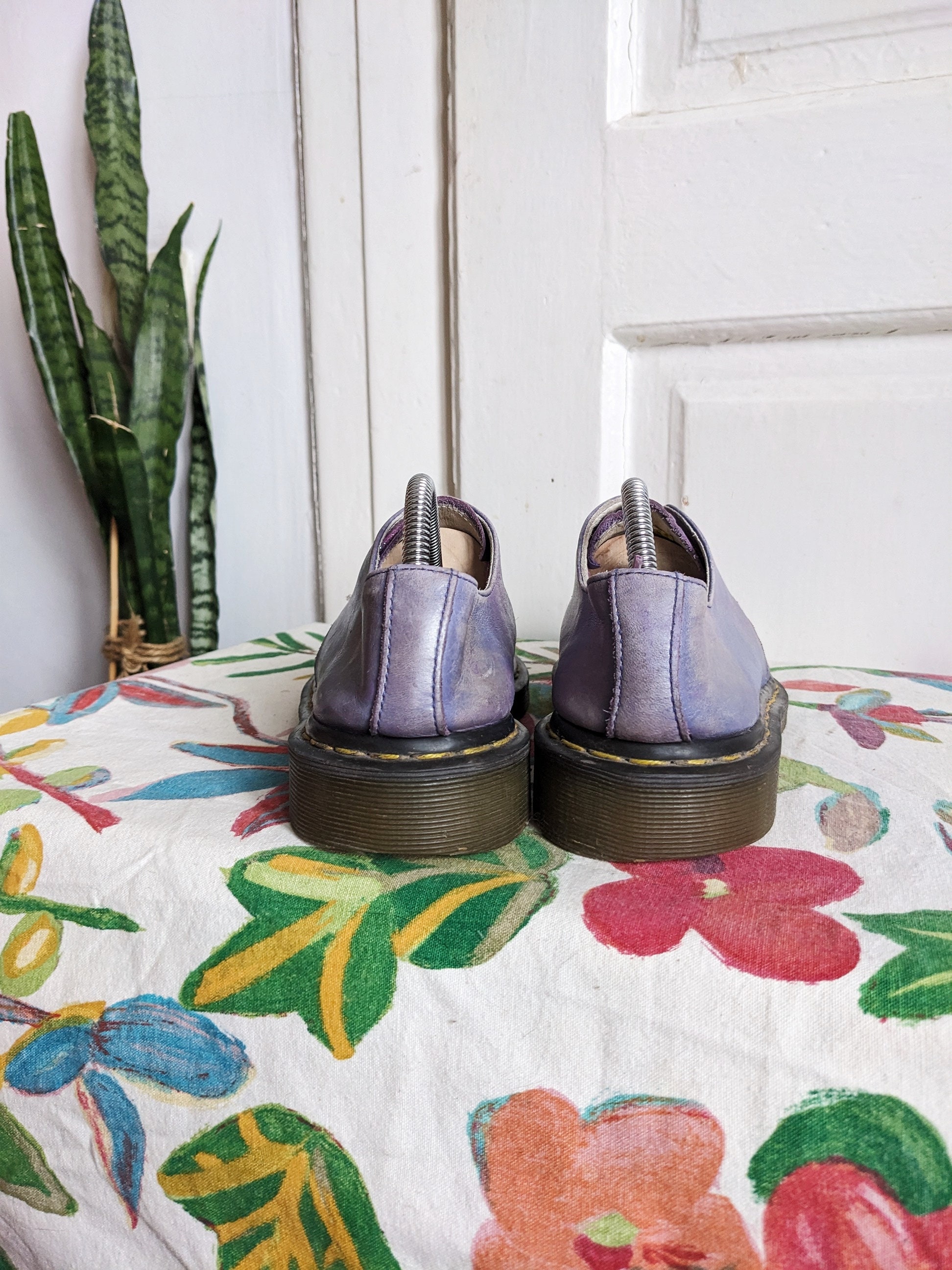 Dr. Martens Purple Oxford Shoes 10084 Shoes Womens - Etsy display picture 2
