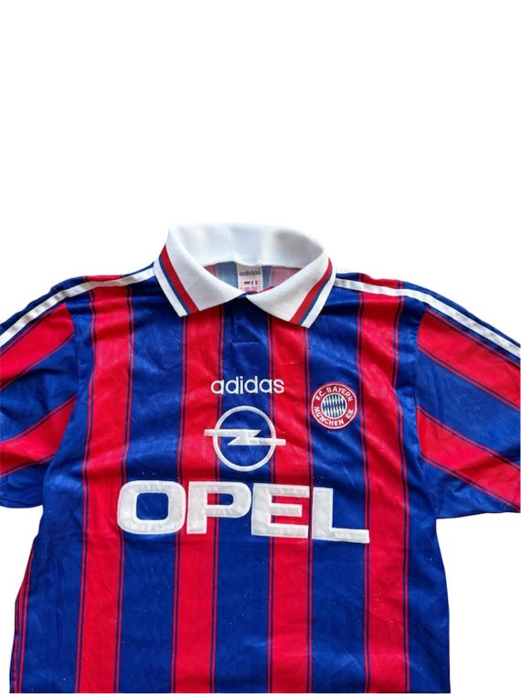 Vintage Bayern Munich 1995-97 Home Jersey | Adidas Opel Football