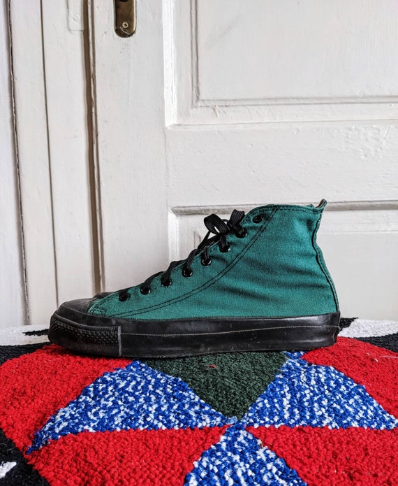 Vintage 60s Converse Chuck Taylor Sneakers Made in USA Green - Etsy