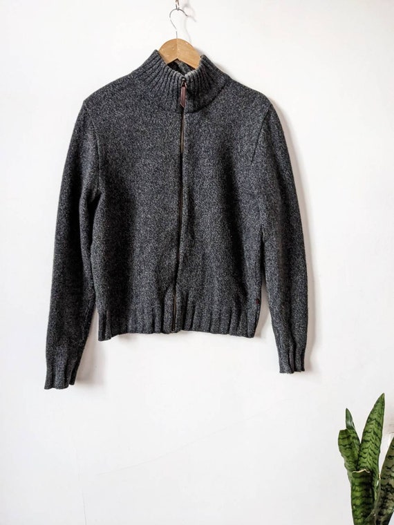 Y2k Dolce Gabbana Full Zip Wool Cardigan DG - Etsy 