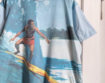Vintage Polo Sport T-shirt Surfing Wave Print - Etsy