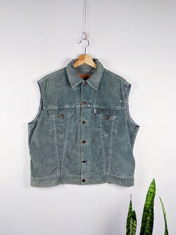 Giacca gilet in velluto Big E vintage levi's | Etsy Italia