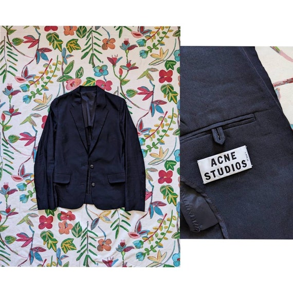 Acne studios store linen blazer