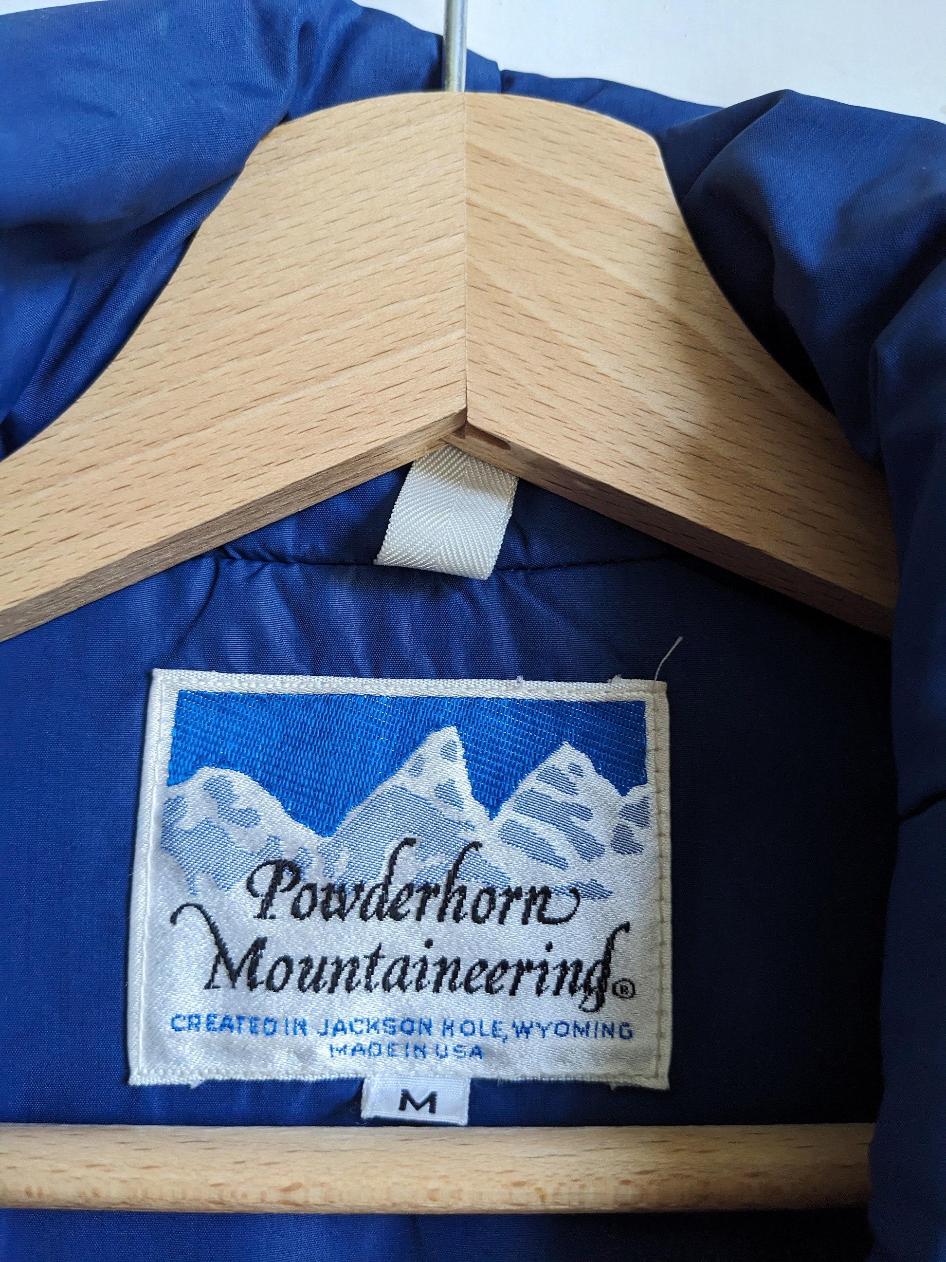 Vintage Powderhorn Mountaineering USA Jacket 2 in 1 Down Ski Vest 