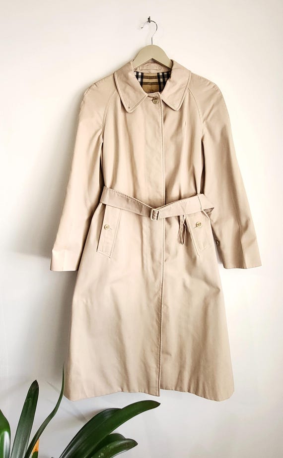 ヴィンテージ　バーバリー　トレンチコート　ベージュ　ノバチェック ヴィンテージ バーバリー トレンチコート ベージュ ノバチェック