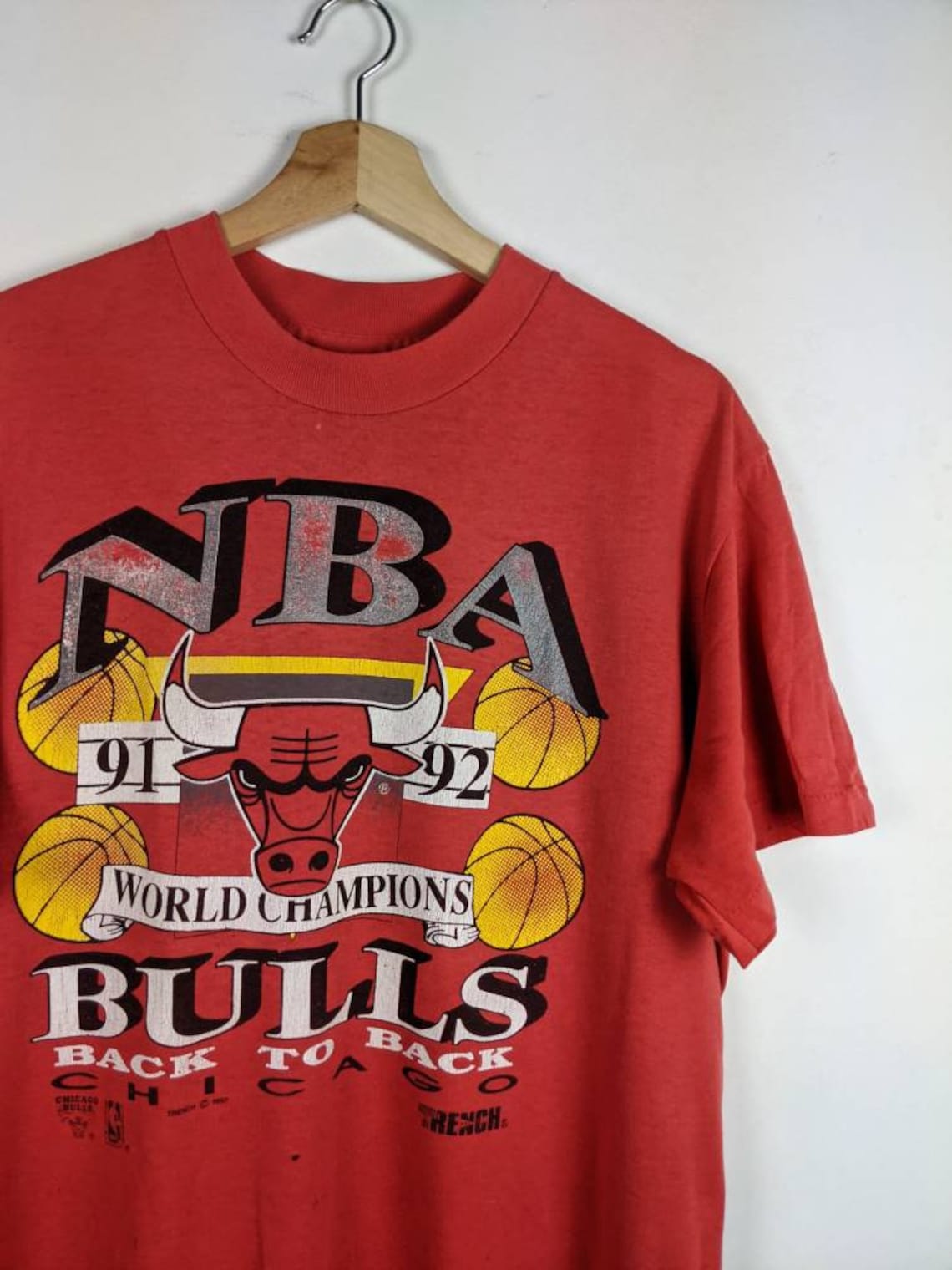 vintage chicago bulls championship shirts