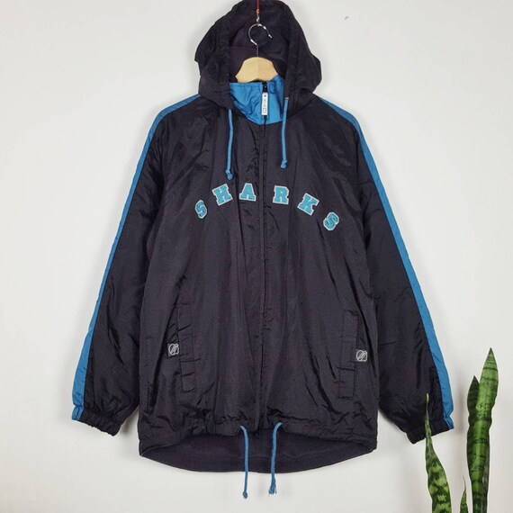 Vintage San Hose Sharks CCM Jacket Made in Korea … - image 1