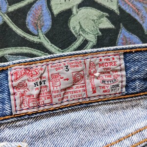 Vintage Levi's 901 Boyfriend Jeans USA 80s Stone Washed Mom Jeans image 7